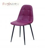 Стілець Alex BK Metal ЭК пурпурний 61 Onder Mebli