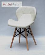 Стул Invar XXL ЭкоКожа молочный 56 Onder Mebli