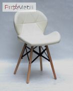 Стул Invar XXL ЭкоКожа молочный 56 Onder Mebli