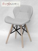 Стілець Invar XXL Екокожа сірий 10 Onder Mebli