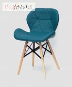 Стул Invar XXL ЭкоКожа зеленый 02 Onder Mebli