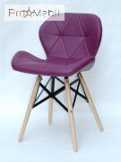 Стілець Invar XXL Екокожа пурпурний 61 Onder Mebli