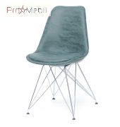 Стул Milan Soft Chrom ML НК зеленый MR-202 Onder Mebli