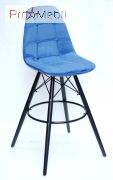 Стілець барний Alex Bar ВК Оксамит синій B-1 Onder Mebli