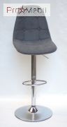 Стул барный Alex Bar CH-Base Шенилл серый G-110 Onder Mebli