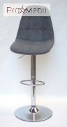 Стілець барний Alex Bar CH-Base Шеніл сірий G-110 Onder Mebli