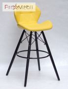 Стілець барний Invar ВК Bar ЕК жовтий 12 Onder Mebli