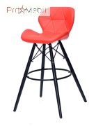 Стілець барний Invar ВК Bar ЕК червоний 05 Onder Mebli