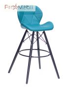 Стілець барний Invar ВК Bar ЕК зелений 02 Onder Mebli