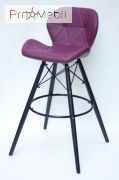 Стілець барний Invar ВК Bar ЕК пурпурний 61 Onder Mebli