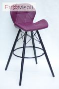 Стілець барний Invar ВК Bar ЕК пурпурний 61 Onder Mebli