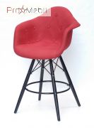 Стілець Напівбарний Leon Soft ВК Bar Віскоза червоний K-9 Onder Mebli