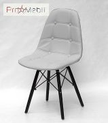 Стул Alex BK ЭК серый 10 Onder Mebli