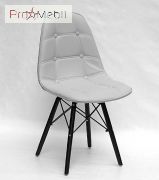 Стул Alex BK ЭК серый 10 Onder Mebli