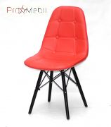 Стілець Alex BK ЕК червоний 05 Onder Mebli