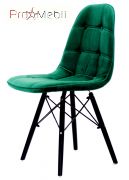 Стілець Alex BK Оксамит зелений В-5 Onder Mebli