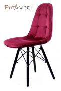 Стілець Alex BK Оксамит бордо В-2 Onder Mebli
