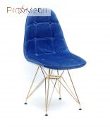 Стілець Alex GD-ML Оксамит синій В-1 Onder Mebli