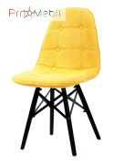 Стілець Alex XXL ВК Шеніл жовтий G-100 Onder Mebli