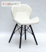 Стул Invar ВК ЭкоКожа молочный 56 Onder Mebli