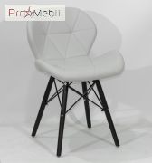 Стул Invar ВК ЭкоКожа серый 10 Onder Mebli