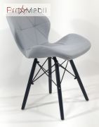 Стул Invar ВК ЭкоКожа серый 35 Onder Mebli