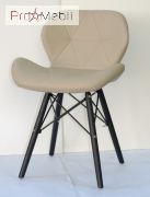 Стілець Invar ВК Екокожа бежевий 06 Onder Mebli