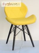 Стілець Invar ВК Екокожа жовтий 12 Onder Mebli