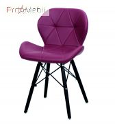 Стілець Invar ВК Екокожа пурпурний 61 Onder Mebli