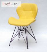 Стілець Invar ВК-ML Екокожа жовтий 12 Onder Mebli