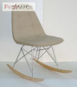 Стул Alex Rack ЭкоКожа бежевый 06 Onder Mebli