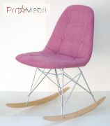 Стілець Alex Rack Шеніл ліловий G-101 Onder Mebli