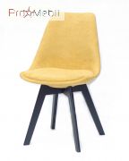 Стілець Milan Soft Шеніл BK жовтий G-100 Onder Mebli
