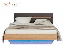 Ліжко двоспальне Б’янко графіт Світ Меблів