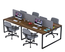 Письмовий стіл чотиримісний Open Office ND4-270x140 Loft Design