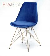 Стілець Milan Soft Оксамит GD-ML синій B-1 Onder Mebli