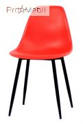 Стул Nik Metal BK красный 05 Onder Mebli