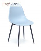 Стул Nik Metal BK голубой 55 Onder Mebli
