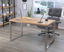 Письмовий стіл Q-135-36 сріблястий Loft Design