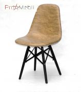 Стілець Lari XXL BK НК жовтий MR-201 Onder Mebli