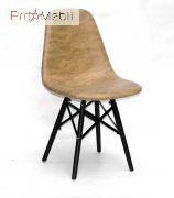 Стілець Lari XXL BK НК жовтий MR-201 Onder Mebli