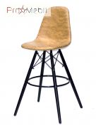 Стул Lari Bar BK НК желтый MR-201 Onder Mebli