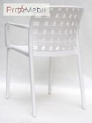 Стілець Gari Arm білий 07 Onder Mebli