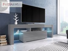 ТВ тумба 138 Toro сірий матовий/сірий глянець Cama