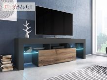 ТВ тумба 138 Toro антрацит матовий/дуб вотан Cama