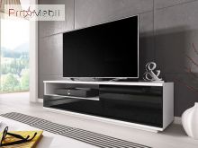 ТВ тумба Muza білий матовий/чорний глянець Cama