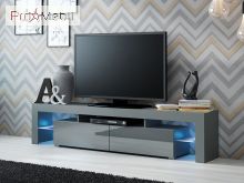 ТВ тумба Solo сірий матовий/сірий глянець Cama