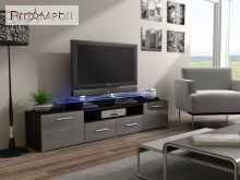 ТВ тумба Evora венге/сірий глянець Cama