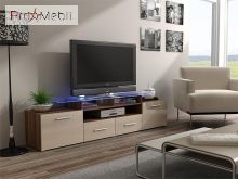 ТВ тумба Evora слива/кремовий глянець Cama