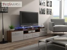 ТВ тумба Evora слива/сірий глянець Cama